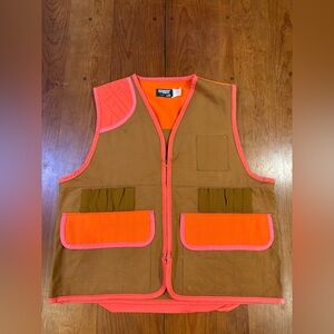 SafTBak Hunting Vest Mens XLarge Blaze Orange Upland Game Pouch Shell Loops USA